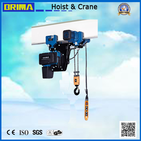 500kg European Low Headroom Electric Chain Hoist for overhead crane 