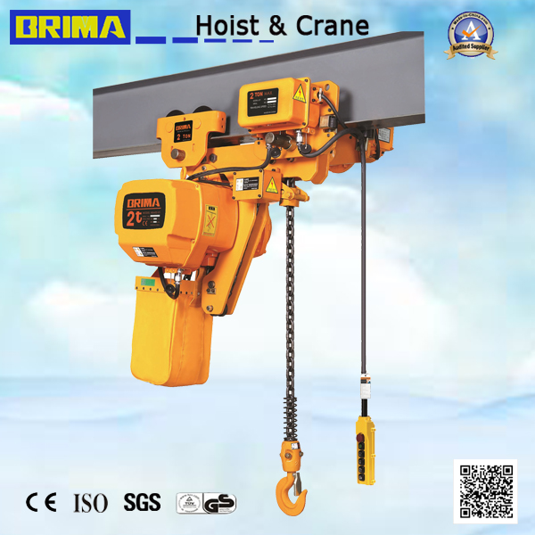 Brima 25ton Electric Chain Hoist with Hook Suspension (Double Speed)