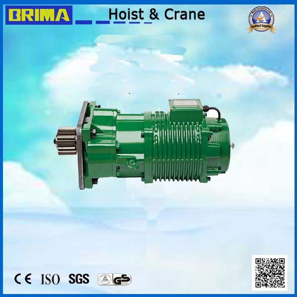 0.75kw Electric Crane End Carriage Motor / Geared Motor